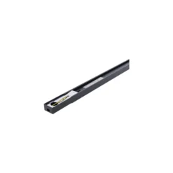 Bright Choice Komplett set 1-Fas Rail L 1,5 x 1,5 Meter Svart | incl. 7x Spot + GU10 2700K 3W Dimbar + Ändkåpa, Strömkontakt och L -Anslutningsstycke