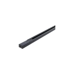 Bright Choice Komplett set 1-Fas Rail L 1,5 x 2 Meter Svart | incl. 7x Spot + GU10 2700K 3W Dimbar + Ändkåpa, Strömkontakt och L -Anslutningsstycke