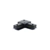 Bright Choice Komplett set 1-Fas Rail L 1x 1,5 Meter Svart | incl. 6x Spot + GU10 2700K 3W Dimbar + Ändkåpa, Strömkontakt och L -Anslutningsstycke