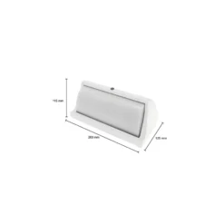 Bright Choice LED Plafond Vit 12W 1200lm - 840 Kallvit | IP54