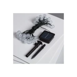 Bright Choice Ljusslinga LED Moonballs ABS 1W 20lm - 850 Kallvit | IP65 - Solar