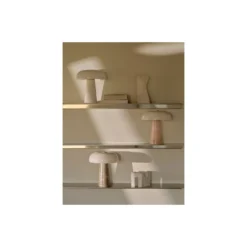 DFTP by Nordlux Bordslampa Glossy Marmor och Glas Beige | 220mm - Passande för 1x E14