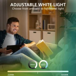 Eglo Connect.Z Smart LED E27 Päron Filament Klar 6W 806lm - 822-865 Justerbar Vit | Dimbar - Ersättare 60W