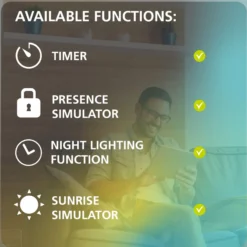Eglo Connect.Z Smart Taklampa Genovese-Z Aluminium Svart 22W 2600lm - 827-865 Justerbar Vit | Dimbar