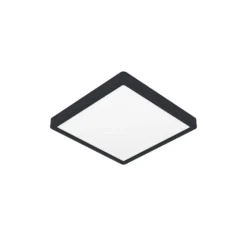Eglo Taklampa Fueva 6 Plast Svart 13W 2100lm - 827-840-865 CCT