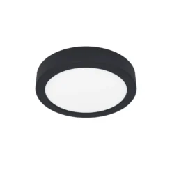 Eglo Taklampa Fueva 6 Plast Svart 7.5W 1000lm - 827-840-865 CCT