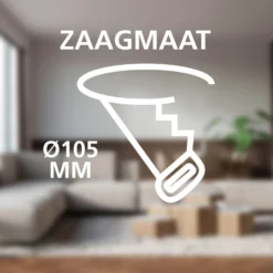 Eglo Taklampa Fueva 6-z Plast Svart 5W 620lm - 827-865 Justerbar Vit | 120mm - IP44 - Dimbar