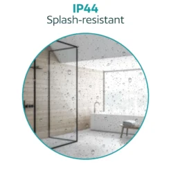 Eglo Vägglampa Tragacete 1 Plast Stål Silver 155W 1900lm - 840 Kallvit | IP44
