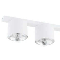 Emibig Taklampa Nano Stål Vit | Passande för 3x GU10 (AR111) - Max 12W