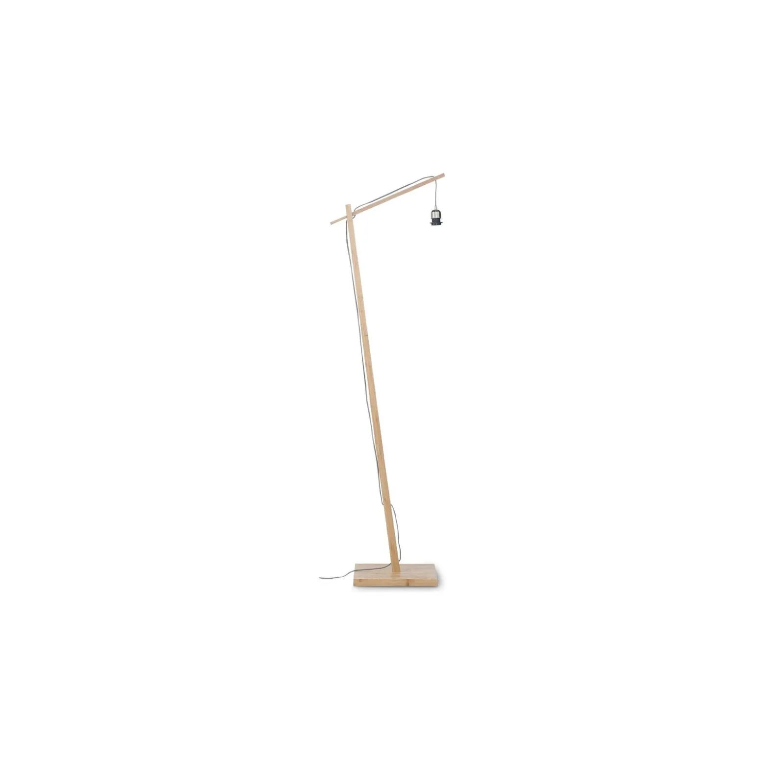 Good&Mojo Golvlampa Kalimantan Bambu Svart | Passande för 1x E27