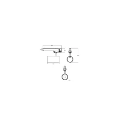 Interlight LED-skenbelysning Sense Svart 15W 1150lm 24D - 922-965 Justerbar Vit | incl. AI Sensor