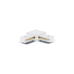 Komplett set 1-Fas Rail L 2 x 2 Meter Vit | incl. 10x Spot + GU10 2700K 3W Dimbar + Ändkåpa, Strömkontakt och L -Anslutningsstycke