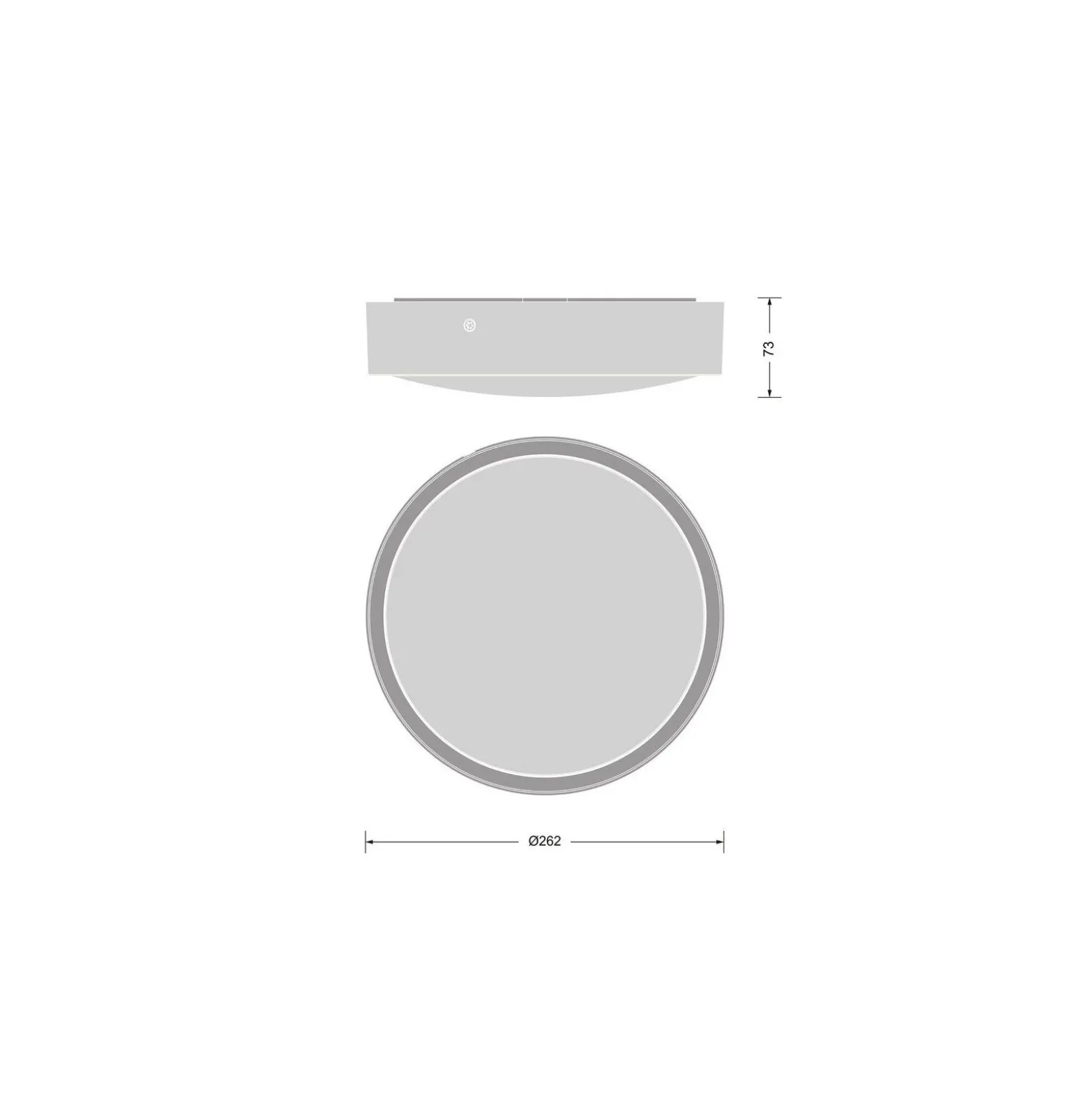Ledvance Bulkhead Runda Nöd UV-Resistant Vit 12.5W 1220lm - 840 Kallvit | IP65 - Rörelsesensor, Ljussensor