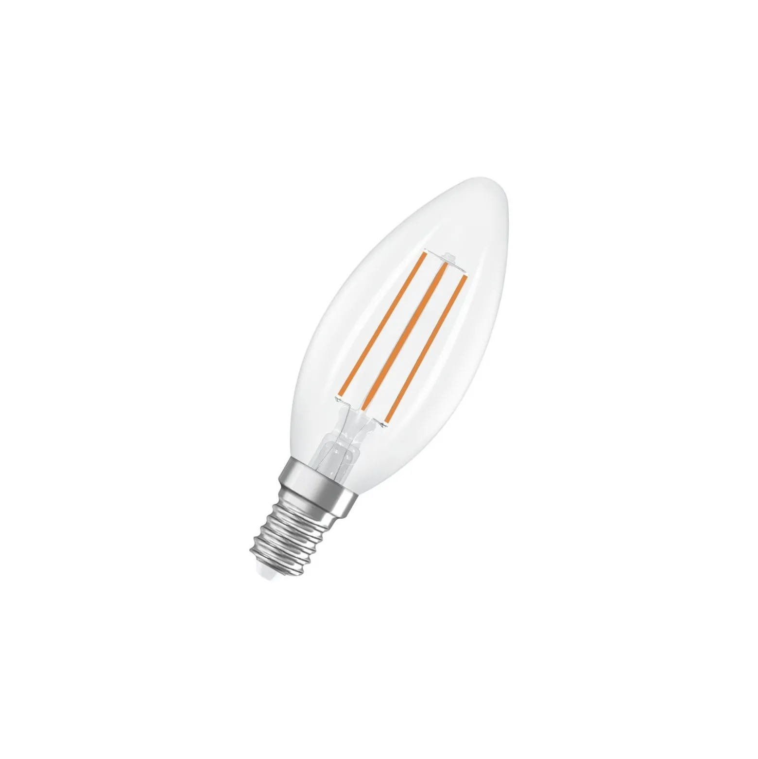 Ledvance Classic LED E14 Kronljus Filament Klar 2.2W 470lm - 827 Extra Varm Vit | Ersättare 40W