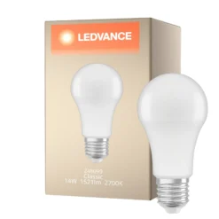 Ledvance Classic LED E27 Päron Matt 14W 1521lm - 827 Extra Varm Vit | Dimbar - Ersättare 100W