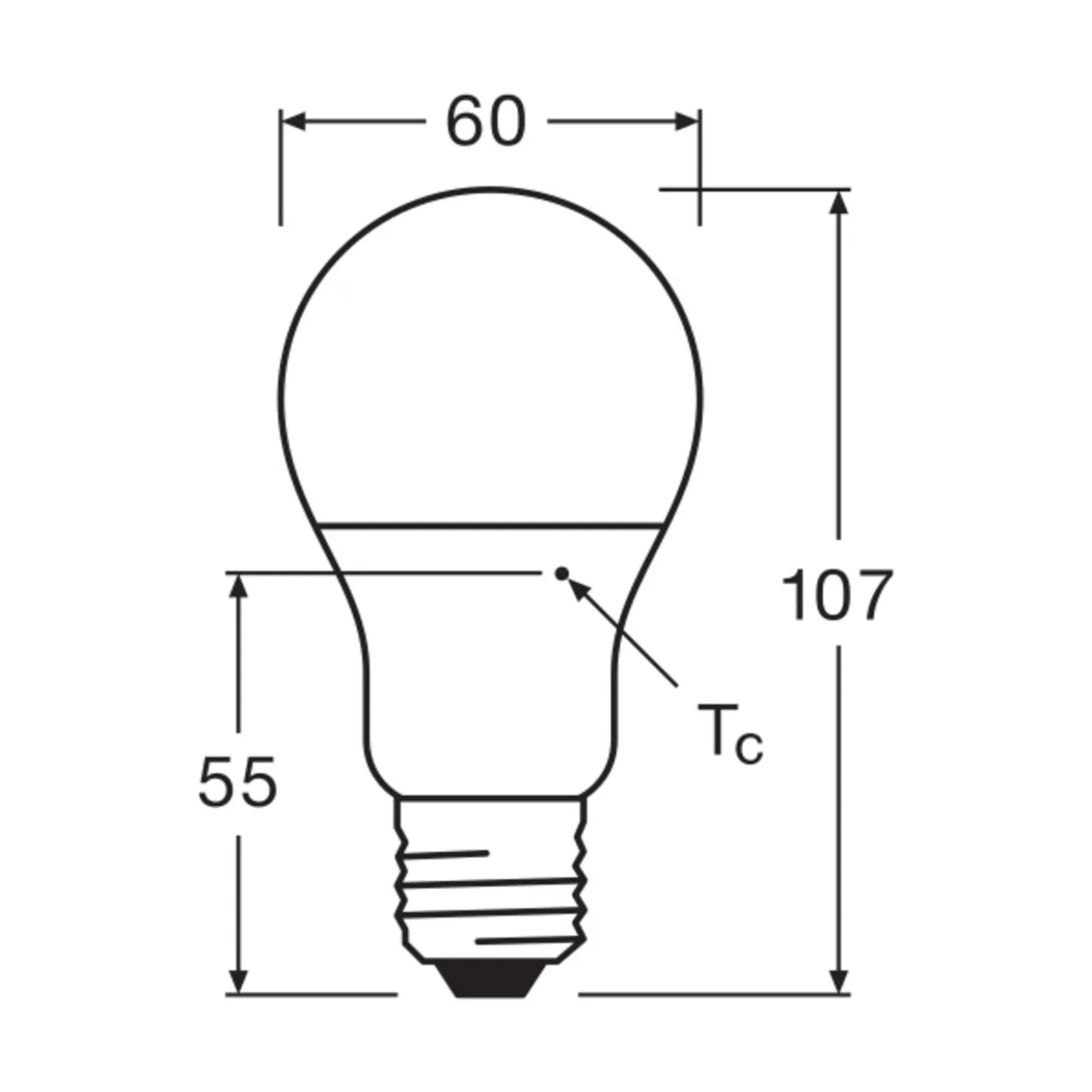 Ledvance Classic LED E27 Päron Matt 8.5W 806lm - 865 Dagsljus | Ersättare 60W