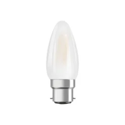 Ledvance Classic Performance LED Lampa B22d Kronljus Filament Matt 4W 470lm - 827 Extra Varm Vit | Ersättare 40W