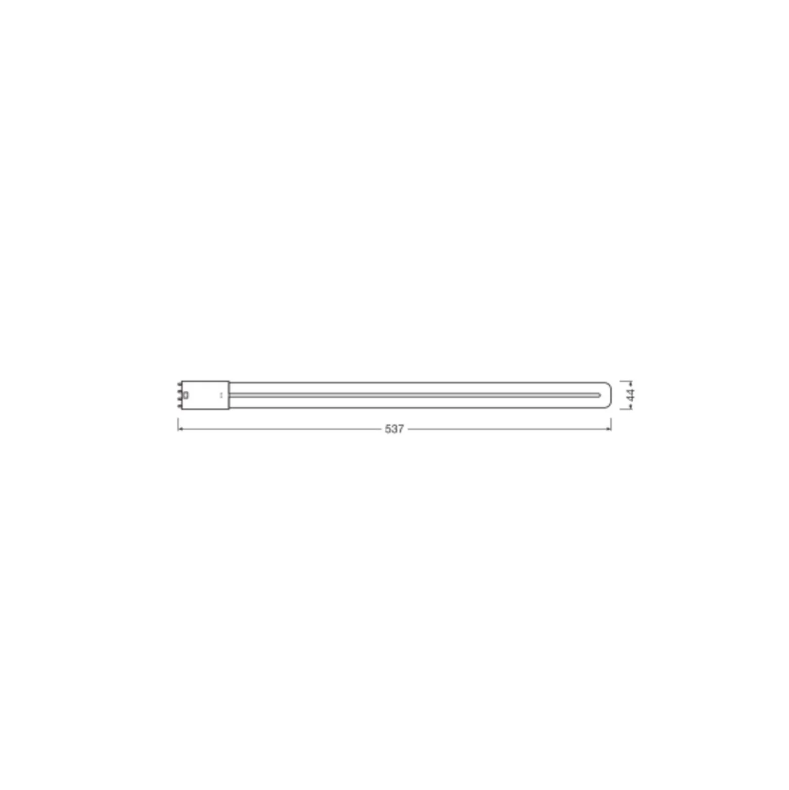Ledvance Dulux-L LED 25W - 840 Kallvit | 4-Stift - Ersättare 55W