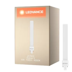 Ledvance Dulux-S LED 6W 700lm - 840 Kallvit | 2-Stift - Ersättare 11W