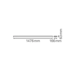 Ledvance LED Allmänbruksarmatur Vattentät 45W 5850lm - 830 Varm Vit | 150cm - Dali Dimbar