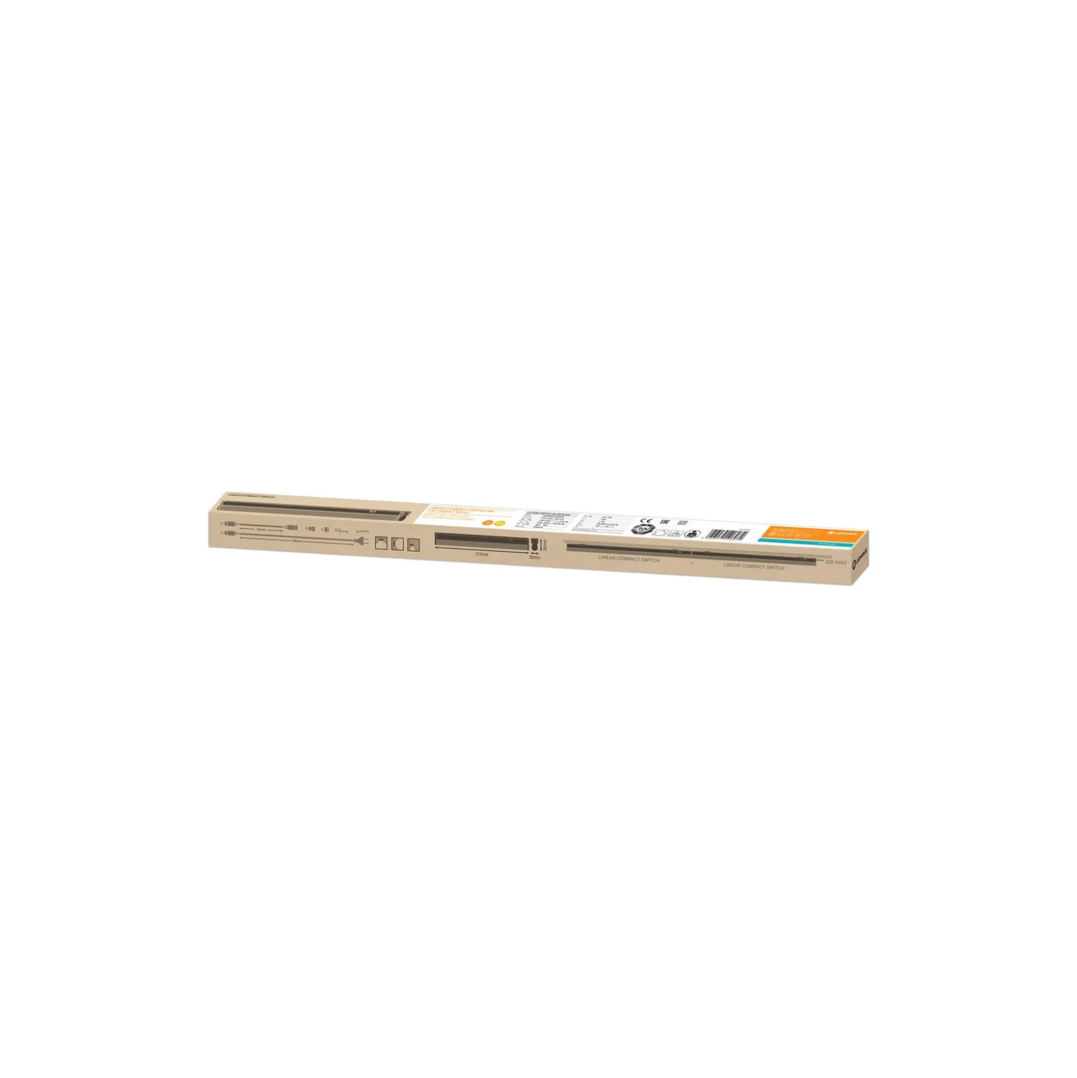 Ledvance LED Allmänbruksarmatur Linear Kompakt Växla 4W 400lm - 830 Varm Vit | 30cm