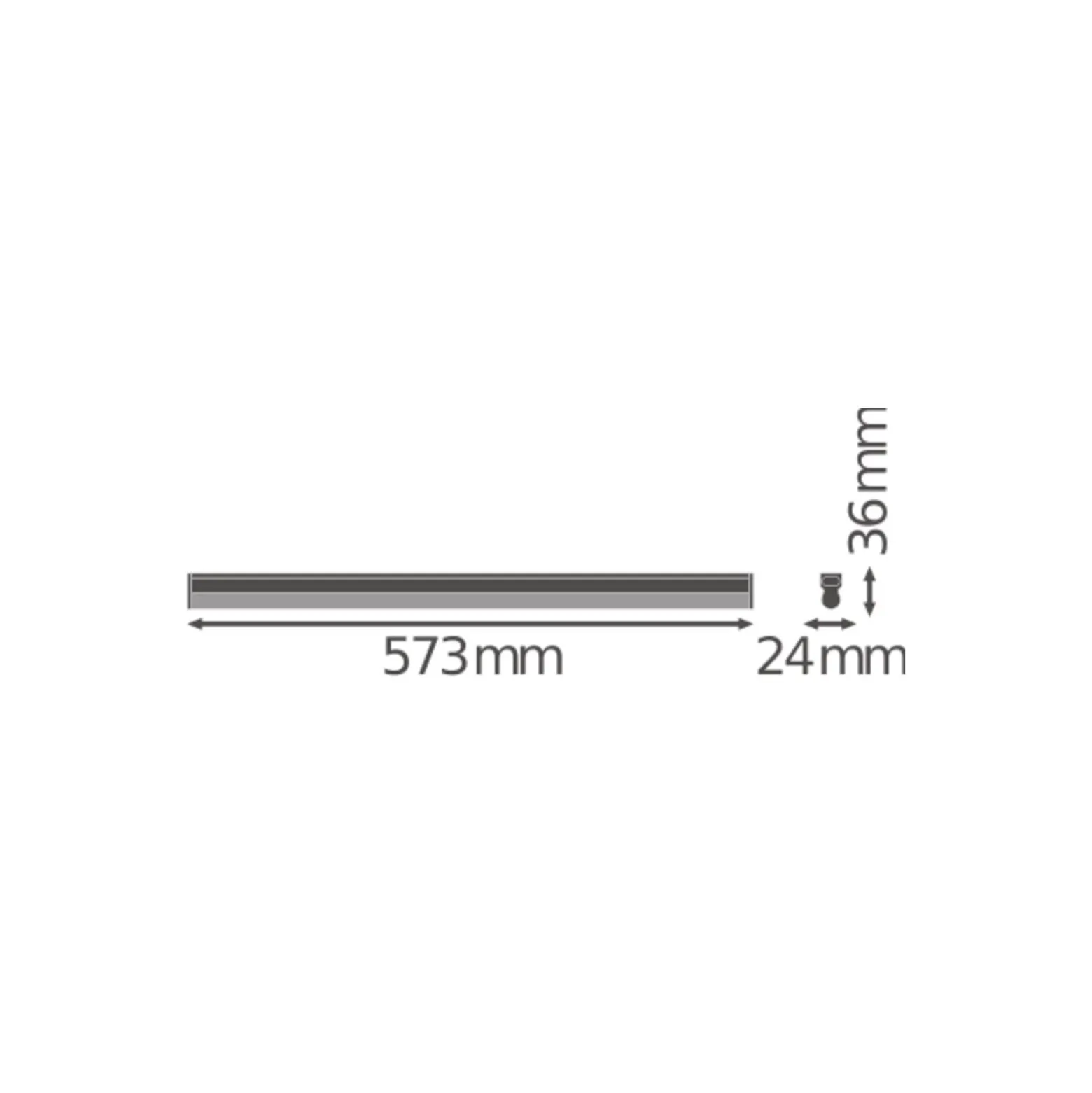 Ledvance LED Allmänbruksarmatur Linear Kompakt High Output 10W 1000lm - 840 Kallvit | 60cm