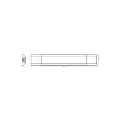 Ledvance LED Allmänbruksarmatur Linear Edge RGBW Vit 8W 460lm - RGBW | 50cm - Fjärrkontroll