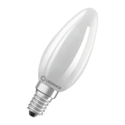 Ledvance LED Classic E14 Kronljus Filament Matt 1.2W 255lm - 840 Kallvit | Ersättare 25W
