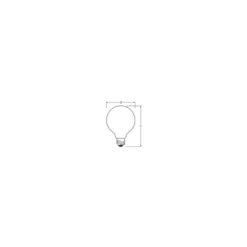 Ledvance LED Classic Globe E27 Matt 11.6W 2452lm - 840 Kallvit | Ersättare 150W