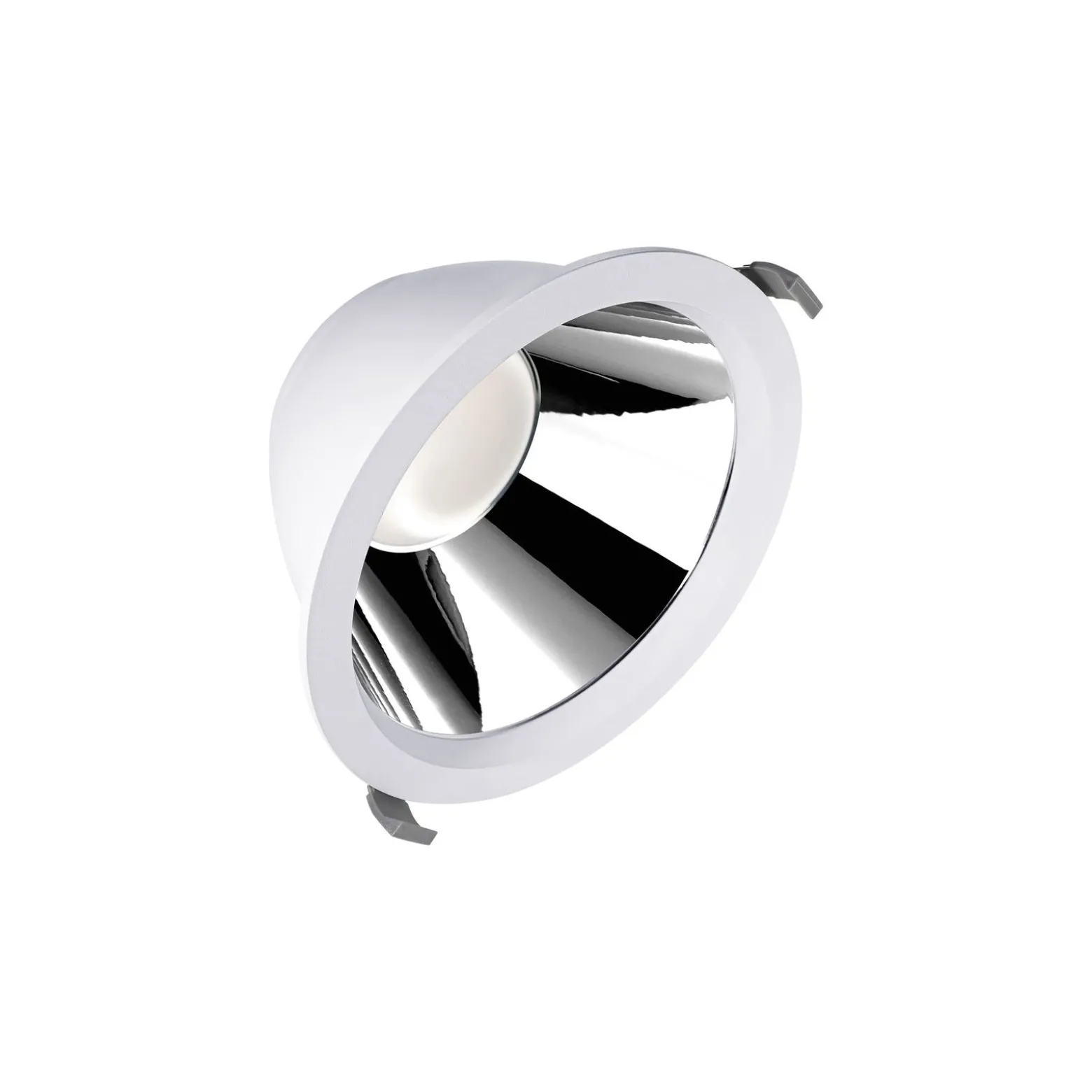 Ledvance LED Downlight Comfort High Efficiency D Aluminium Vit 25W 3625lm 55D - 840 Kallvit | 215mm - Utskärning 200mm - Dali Dimbar