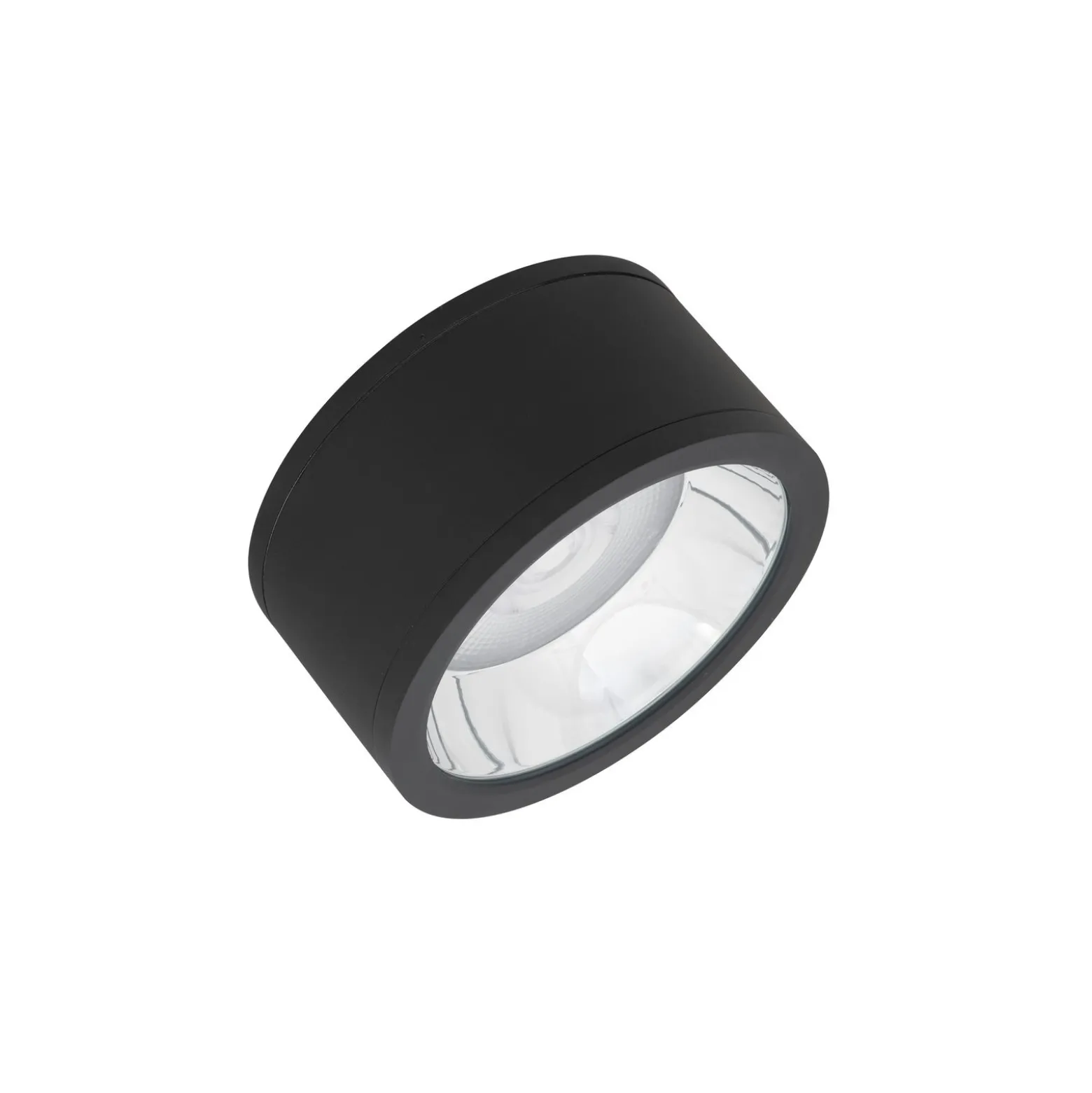Ledvance LED Downlight Surface IP65 Aluminium Svart 45W 4725lm 60D - 830 Varm Vit | IP65