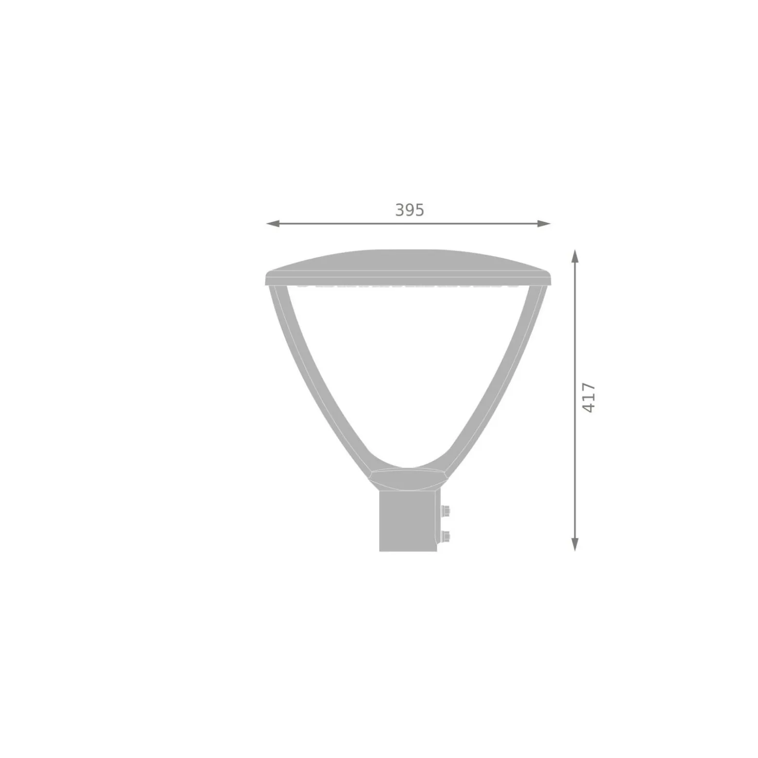 Ledvance LED Gatubelysning Urban Lykta Svart 15-29W 1830-3538lm 145D - 822-827 CCT |IP66 - Symmetrisk - Justerbara Watt