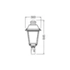 Ledvance LED Gatubelysning Urban Villa Compact 40W 4600lm 140D - 727 Extra Varm Vit | IP66 - Symmetrisk