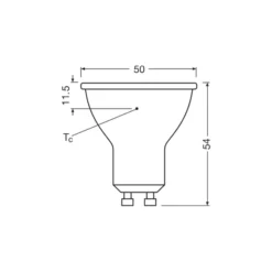 Ledvance LED GU10 PAR16 Performance 3.7W 350lm 36D - 940 Kallvit| Bästa Färgåtergivning - Dimbar - Ersättare 50W