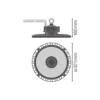 Ledvance LED Highbay Gen 5 Aluminium Svart 150W 26700lm 110D - 840 Kallvit | IP66 - 1-10V Dimbar