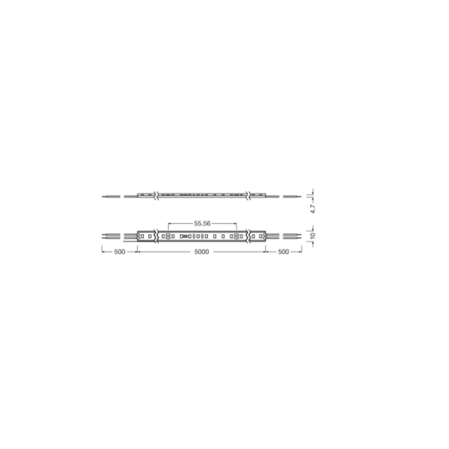 Ledvance LED-ljusslingor Performance 2000 78W 8575lm 24v - 840 Kallvit | IP67 - 5M/10mm