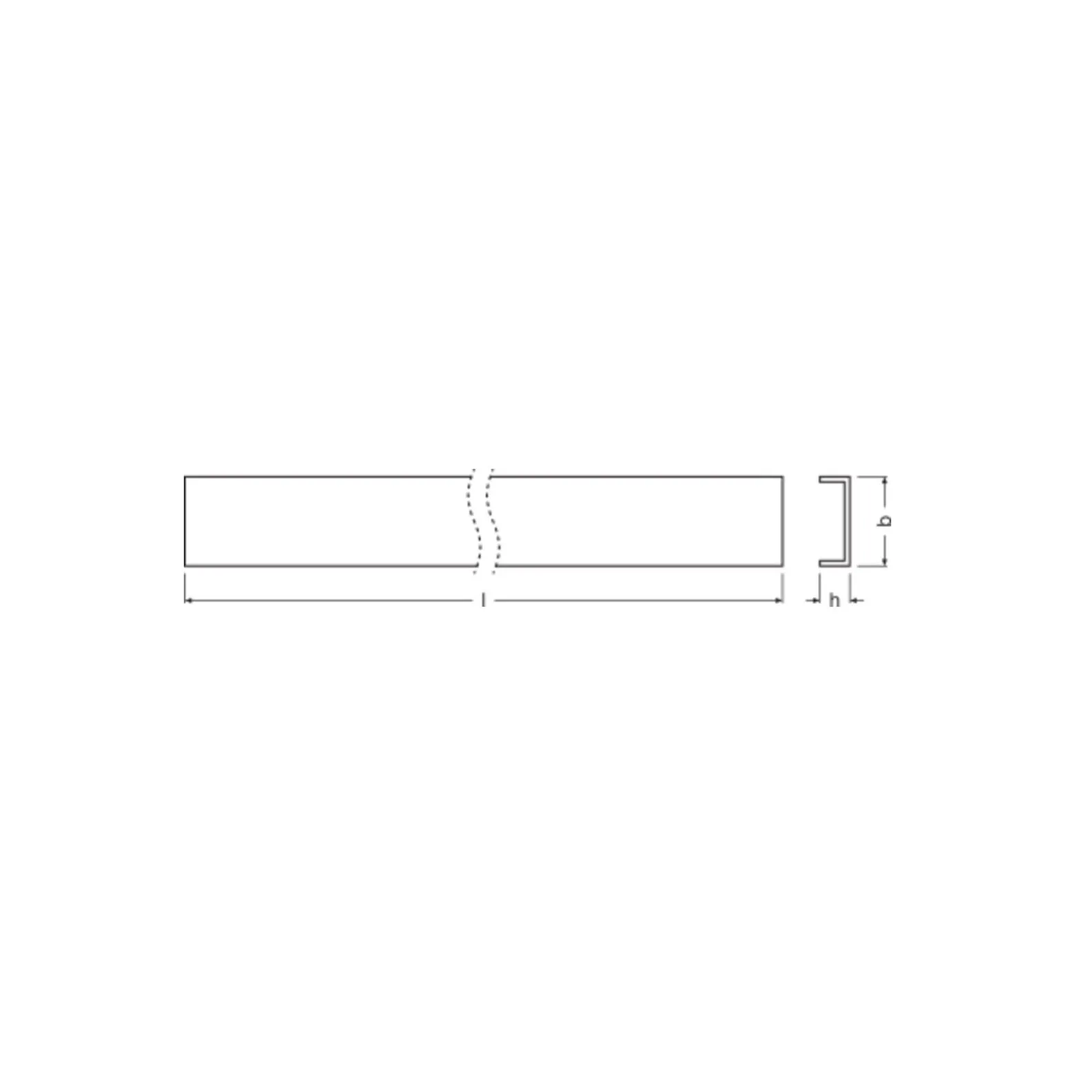 Ledvance LED-ljusslingor Profil Lock U-formad 100CM | Diffuse
