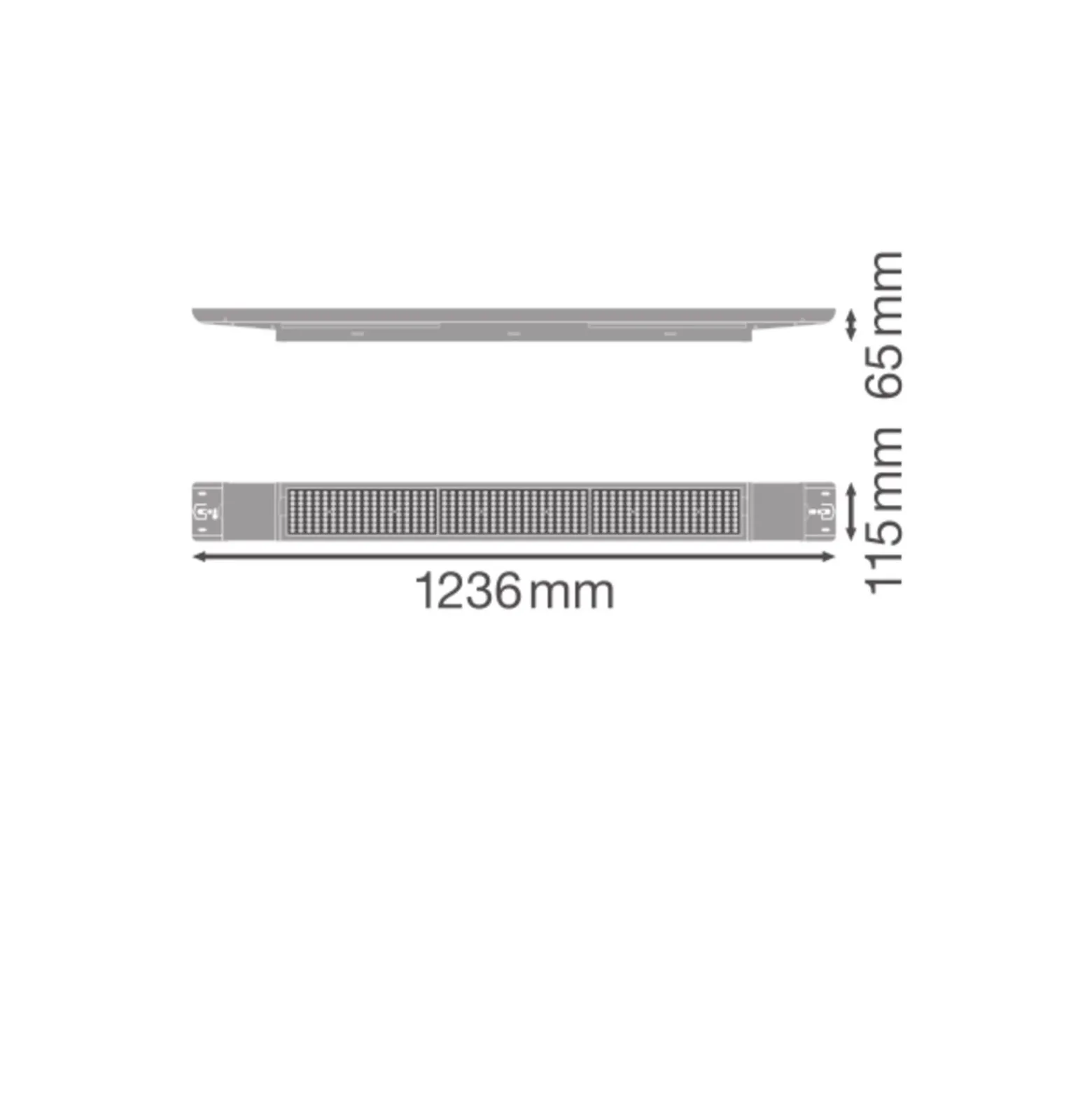 Ledvance LED Lowbay Flex Vit 42W 6510lm 40x90D - 840 Kallvit | IP66 - Dali Dimbar - Ersättare 200W