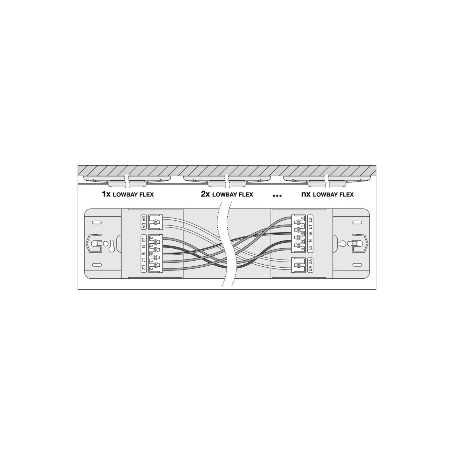 Ledvance LED Lowbay Flex Vit 105W 16800lm - 840 Kallvit | IP66 - Ersättare 250W