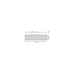 Ledvance LED Panel Comfort Aluminium Vit 33W 4320lm - 830 Varm Vit | 120x30cm