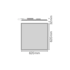 Ledvance LED Panel Comfort Gen 2 33W 4320lm - 865 Dagsljus | UGR <19 -Zigbee Dimbar