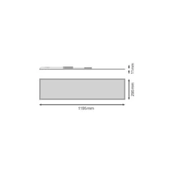 Ledvance LED Panel Comfort 120033W 4320lm - 840 Kallvit| 120x30cm - UGR <22 - Zigbee Dimbar