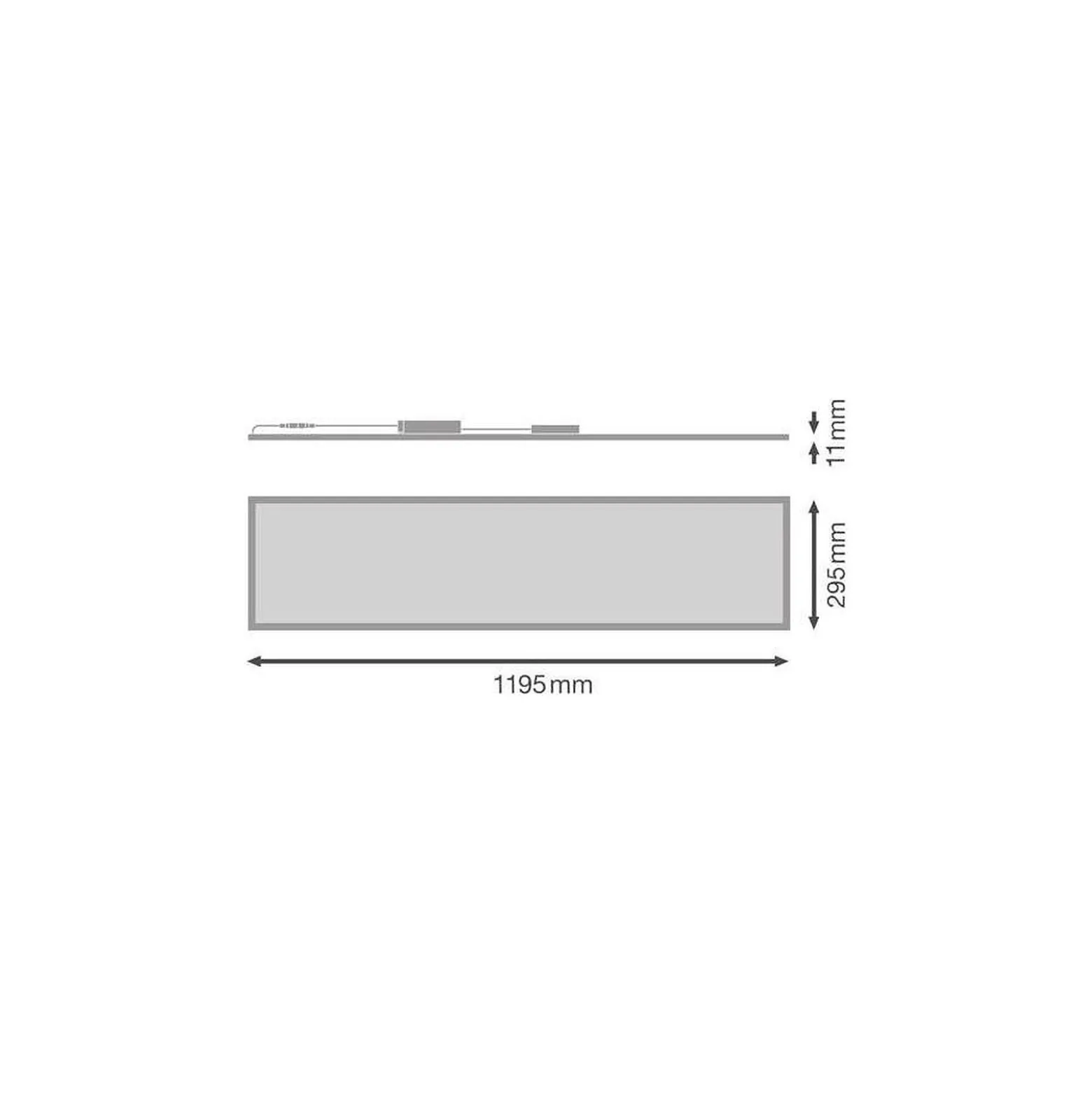 Ledvance LED Panel Comfort 120033W 4320lm - 840 Kallvit| 120x30cm - UGR <22 - Zigbee Dimbar
