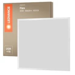 Ledvance LED Panel Flex 30W 4860lm - 840 Kallvit | 60x60cm - UGR <19 - Dali Dimbar