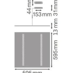 Ledvance LED Panel IndiviLED 33W 3800lm - 830 Varm Vit | 60x60cm