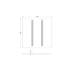 Ledvance LED Panel Indiviled 38W 4900lm - 940 Kallvit | 60x60cm - UGR <19 - Bästa Färgåtergivning - Dali Dimbar