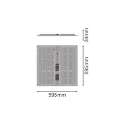 Ledvance LED Panel Protect 600 36W 5040lm - 840 Kallvit| 60x60cm - UGR <19 - Zigbee Dimbar