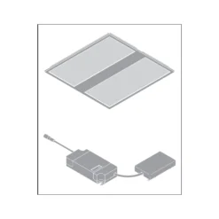 Ledvance LED Panel Protect 36W 5040lm - 840 Kallvit | 62.5x62.5cm - UGR <19 - Dali Dimbar