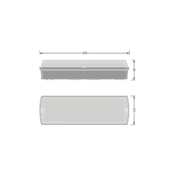 Ledvance LED Plafond Compact Vit 10W 840lm - 830-840 CCT | IP65 - 3 Timmar Nödbelysning