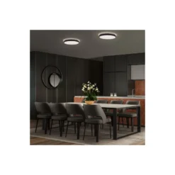 Ledvance LED Plafond Orbis London Svart 24W 1450lm - 830 Varm Vit | 400mm - IP20